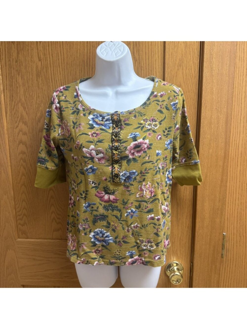Sundance Catalog Floral Print Top - Small